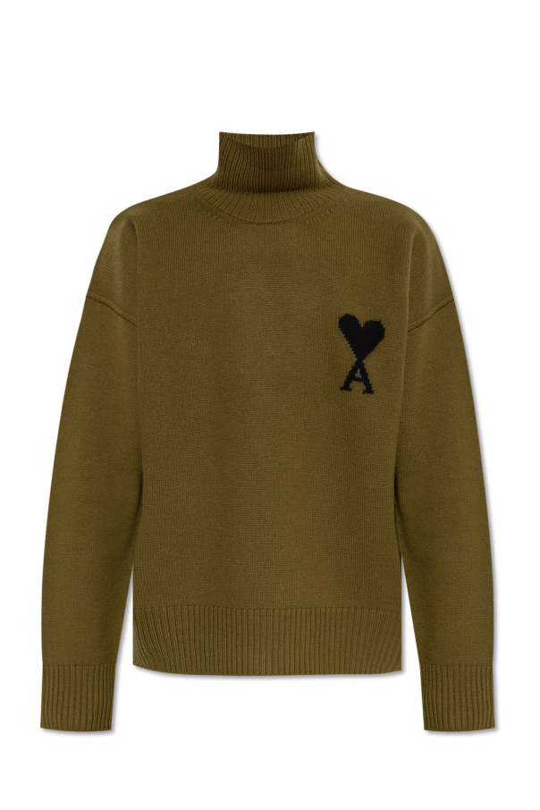 Turtleneck with logo od Ami Alexandre Mattiussi