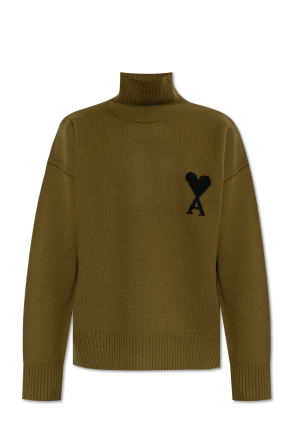 Rollkragenpullover mit Logo