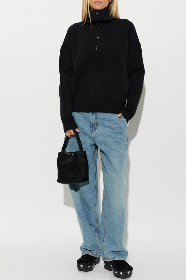 Ami Alexandre Mattiussi Wool sweater with collar