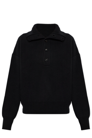 Wollpullover mit Kragen