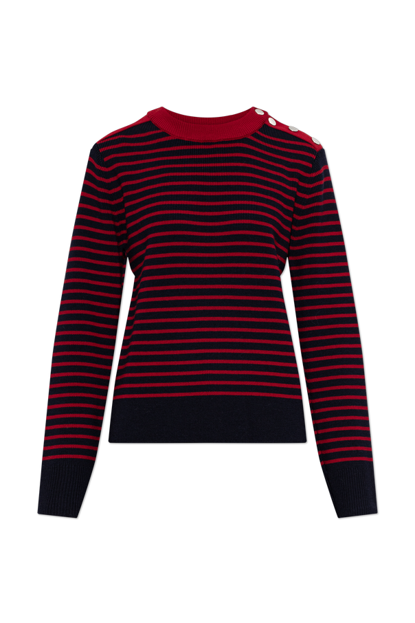 Ami Alexandre Mattiussi Wool sweater with a round neckline