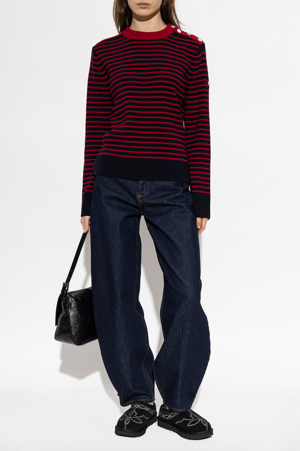 Ami Alexandre Mattiussi Wool sweater with a round neckline