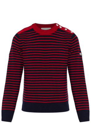 Wollpullover mit Rundhalsausschnitt