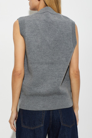Ami Alexandre Mattiussi Wool vest with logo
