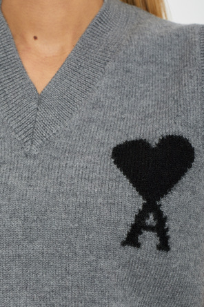 Ami Alexandre Mattiussi Wool vest with logo