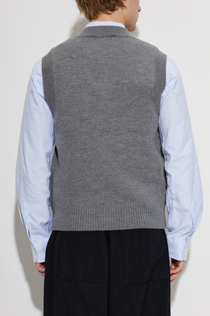 Ami Alexandre Mattiussi Wool vest with logo