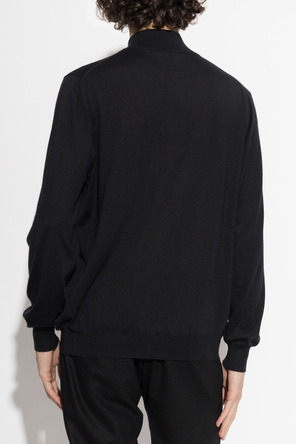 Kiton Cashmere jumper with a stand-up collar