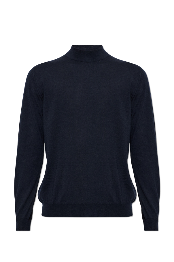 Cashmere sweater with a stand-up collar od Kiton