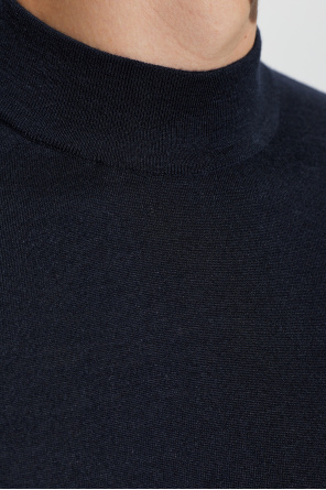 Kiton Cashmere sweater with a stand-up collar