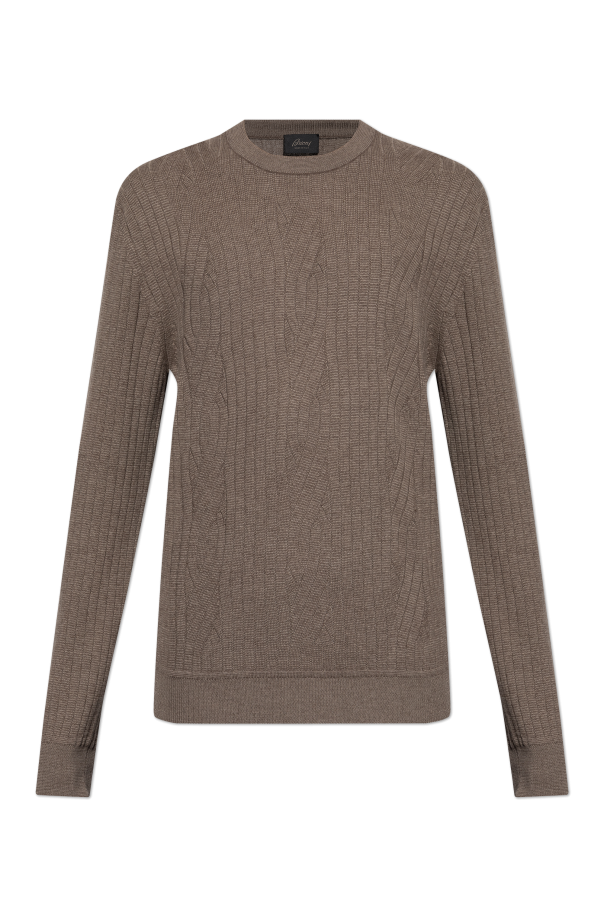 Wool sweater with decorative knit, zdjęcie 1 Wool sweater with decorative knit od Brioni