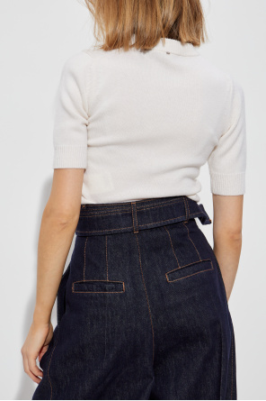 Sportmax Sweter z krótkimi rękawami `Unisono`