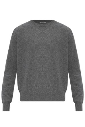 Wool sweater with a crew neck