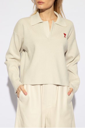 Prada graphic-print blouson jacket Sweater with logo