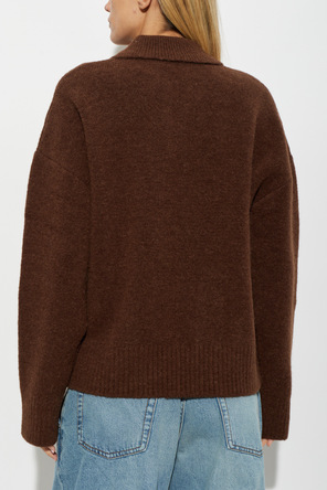 Ami Alexandre Mattiussi Wool long-sleeve polo
