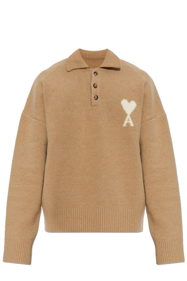 Oversized polo with logo od Ami Alexandre Mattiussi
