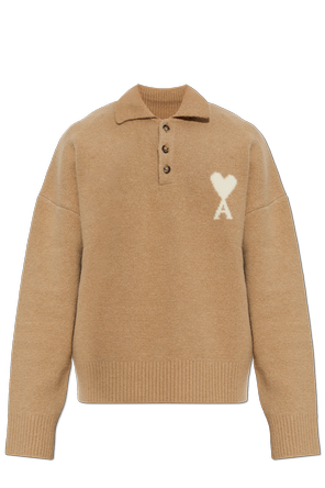 Oversized polo with logo