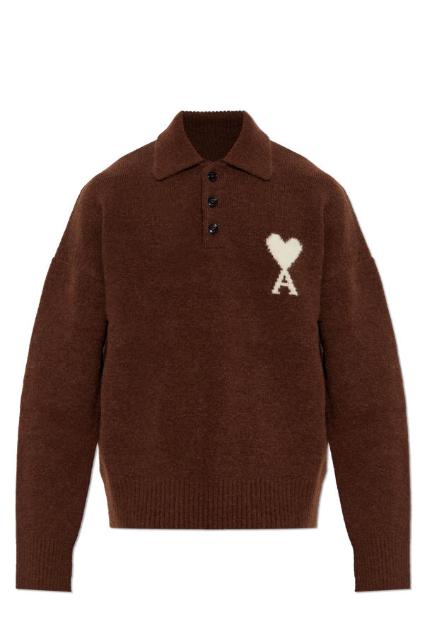 Oversized polo with logo od Ami Alexandre Mattiussi