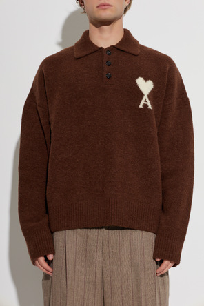 Ami Alexandre Mattiussi Oversized polo with logo