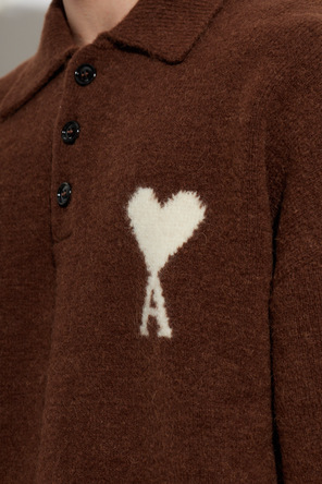 Ami Alexandre Mattiussi Oversized polo with logo
