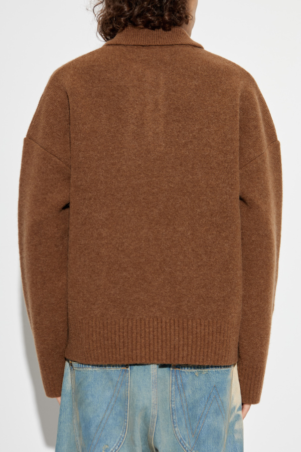 Ami Alexandre Mattiussi Wollpullover mit Logo