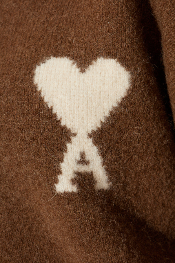 Ami Alexandre Mattiussi Wollpullover mit Logo