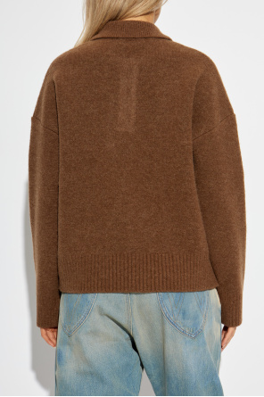 Ami Alexandre Mattiussi Wollpullover mit Logo