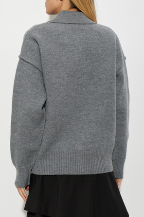 Ami Alexandre Mattiussi Wool long-sleeve polo