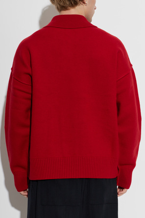 Ami Alexandre Mattiussi Wool long-sleeve polo