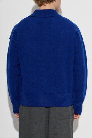 Ami Alexandre Mattiussi Wool long-sleeve polo
