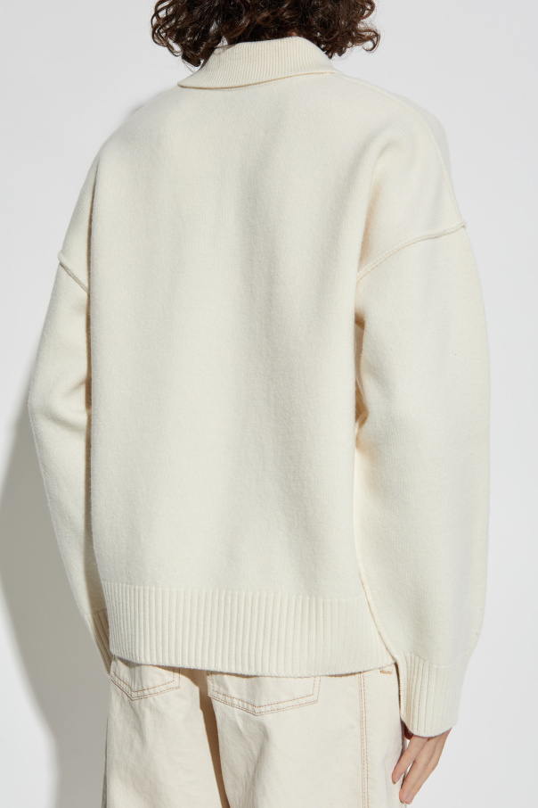 Ami Alexandre Mattiussi Wool long-sleeve polo