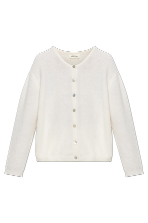 Cardigan with button fastening