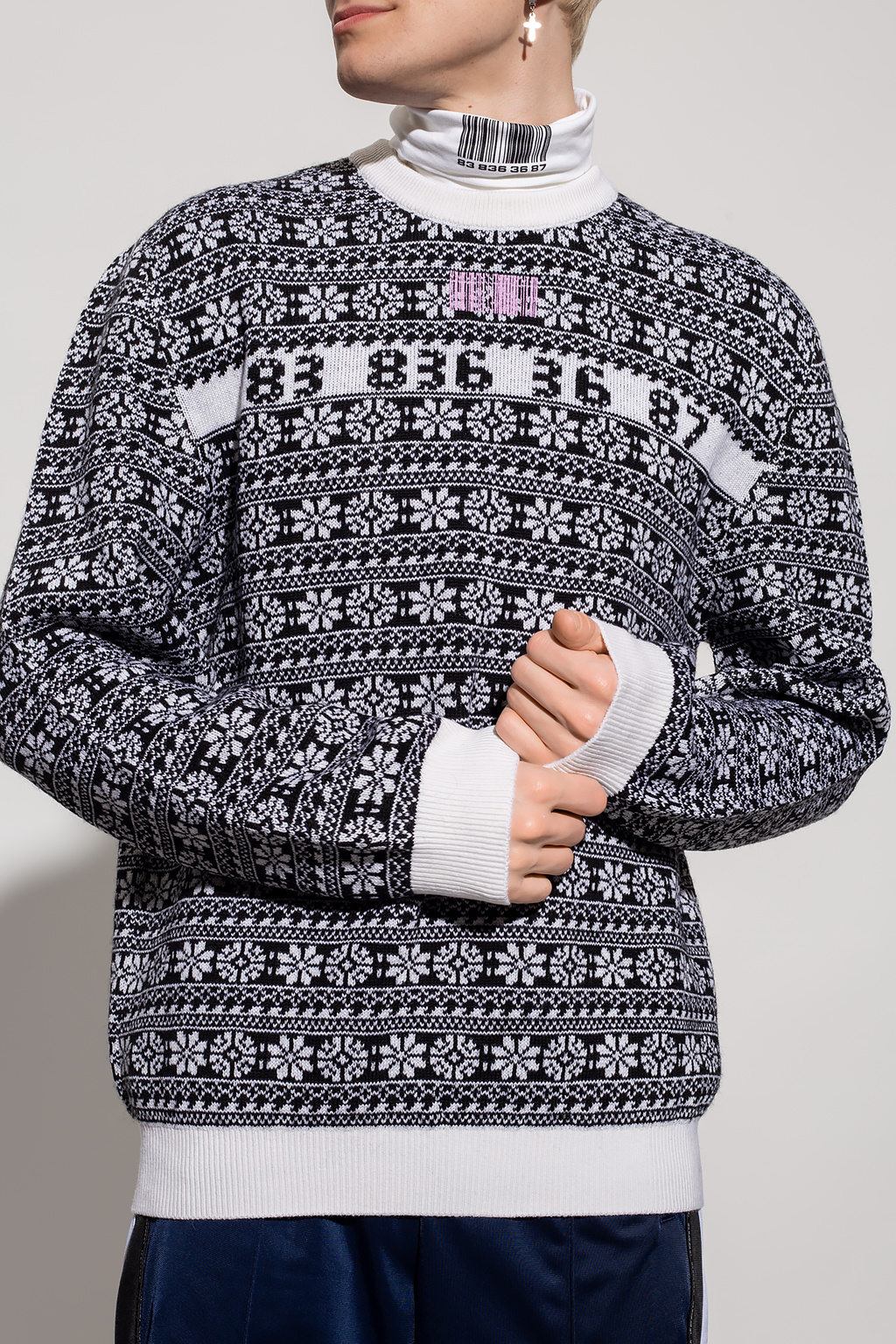 VTMNTS Patterned sweater