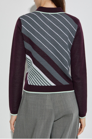 Casablanca Wool long-sleeve polo