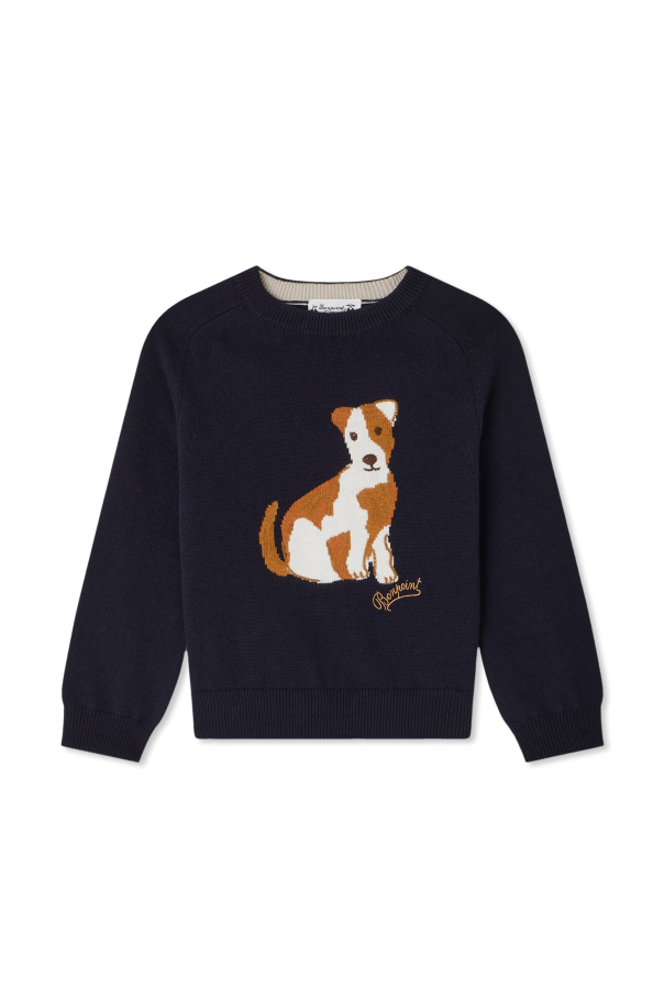 Bonpoint  Sweater with Dog Motif
