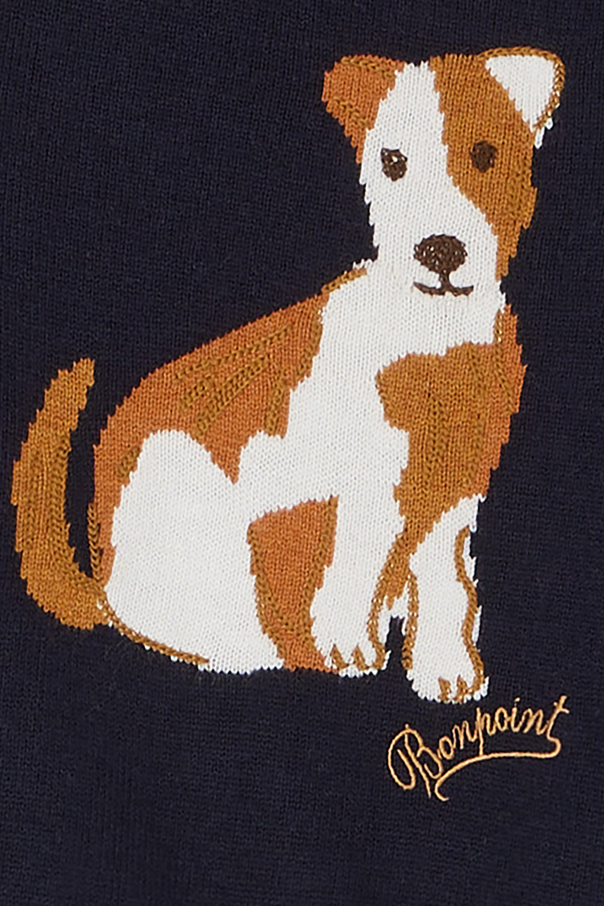 Bonpoint  Sweater with Dog Motif
