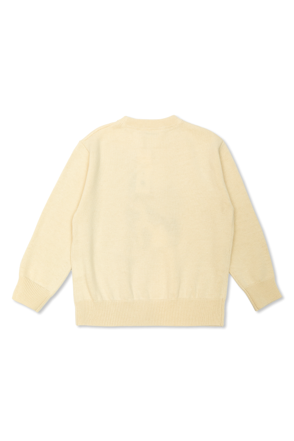Cream Sweater with a dog motif Bonpoint - Vitkac Germany