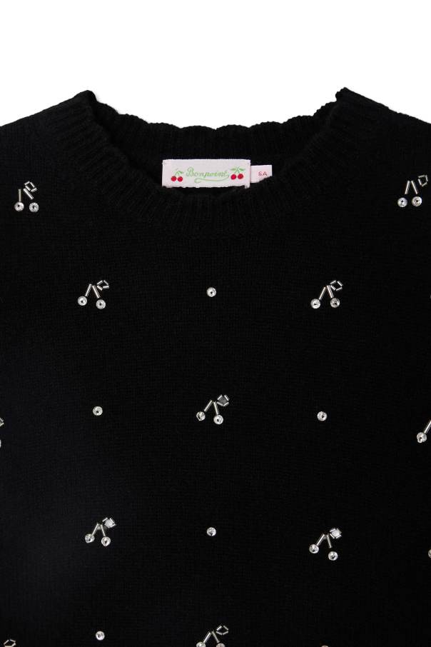 Bonpoint  Suéter con aplicaciones