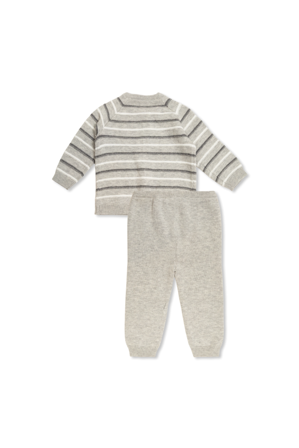 Bonpoint  Justio set: cardigan and pants