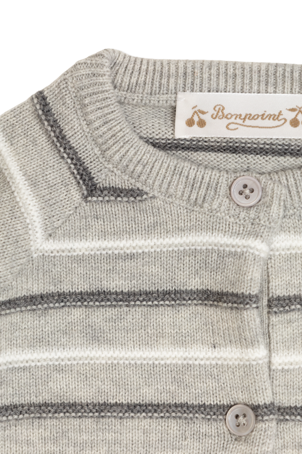 Bonpoint  Justio set: cardigan and pants