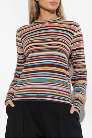 Paul Smith Sweter ze wzorem w paski