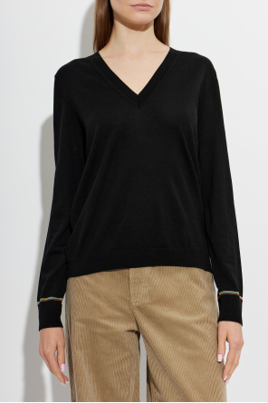 Paul Smith Wollpullover mit V-Ausschnitt