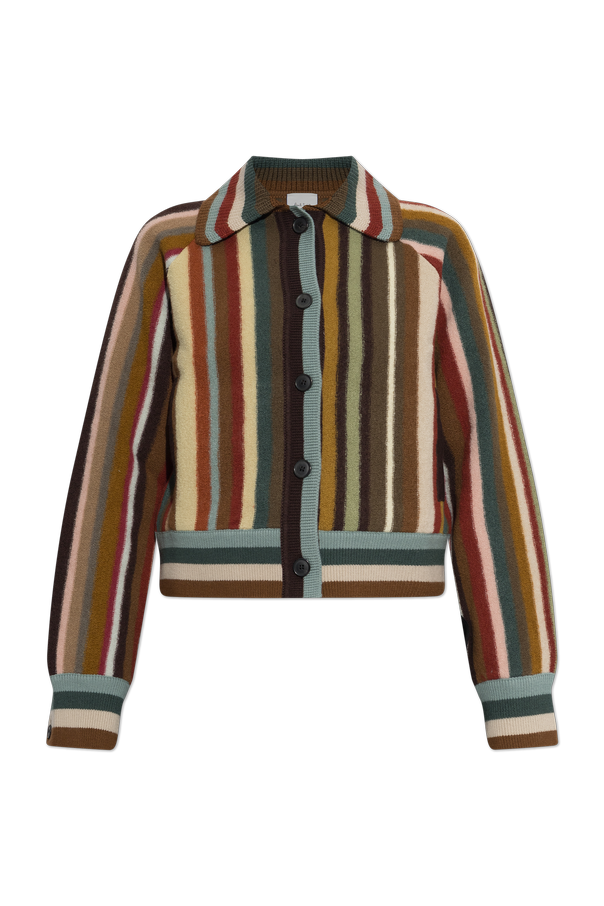 Wool cardigan with collar od Paul Smith