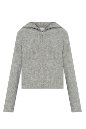 Eleventy contrast-stitch crew neck sweatshirt od Officine Generale