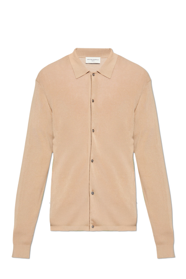 Cardigan with collar ‘Brent’, zdjęcie 1 Cardigan with collar ‘Brent’ od Officine Generale