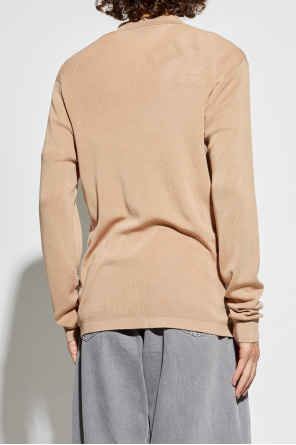 Officine Generale Cardigan with collar ‘Brent’