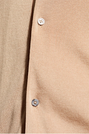 Officine Generale Cardigan with collar ‘Brent’