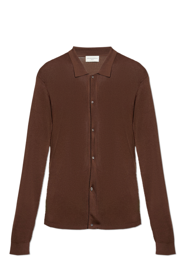 Cardigan with collar ‘Brent’, zdjęcie 1 Cardigan with collar ‘Brent’ od Officine Generale