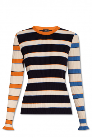 Striped sweater od Sweatpants with logo