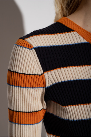 T-shirt à manches courtes raglan Striped sweater