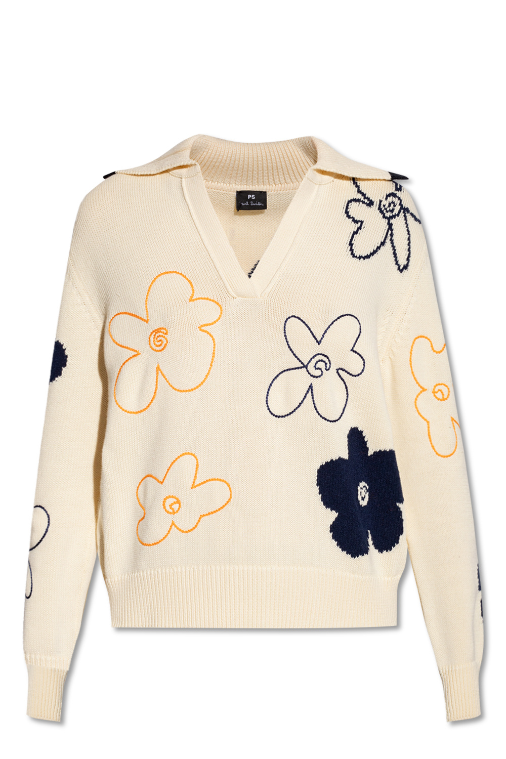 PS Paul Smith Sweater with floral motif